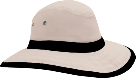 Ahead Palmer Canvas Sun Hat with Large Brim and Accent Trim-4 Colors