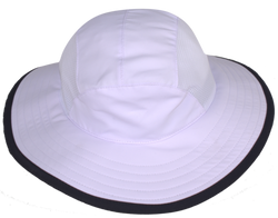 Ahead Player Polyester Mesh Bucket Hat-White, Gray