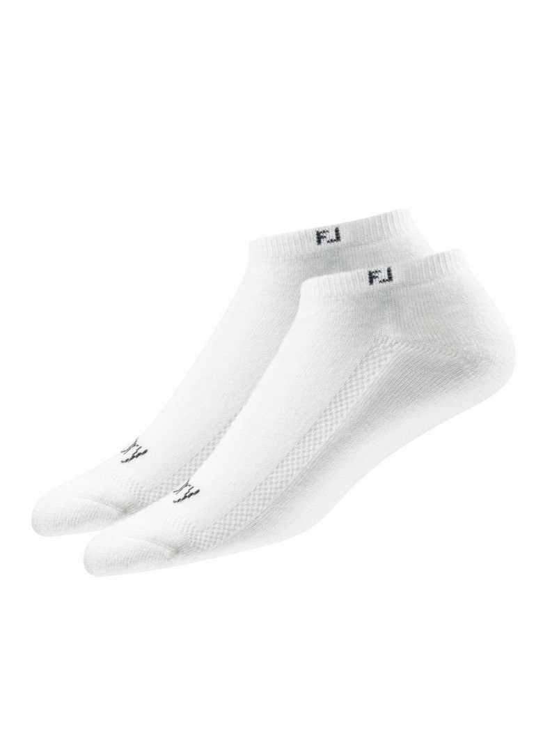 FJ Womens ProDry Low Cut Socks-2 Pack - White The Ladies Pro Shop