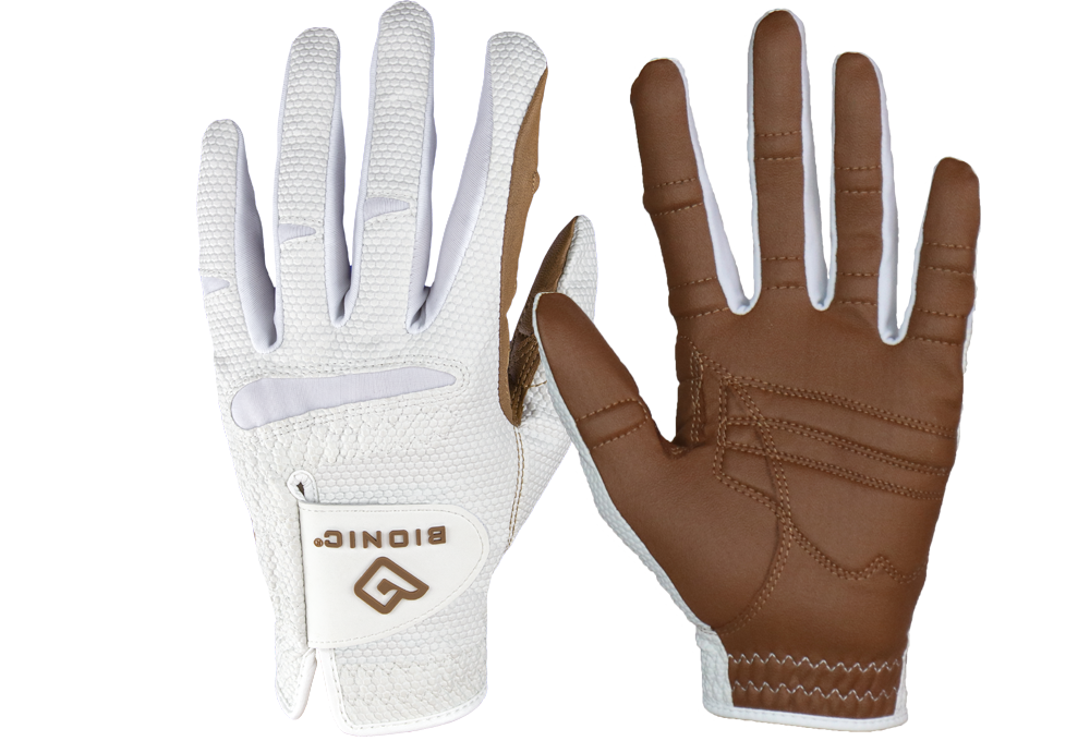 Bionic RelaxGrip Caramel Palm Golf Glove for Women The Ladies Pro Shop