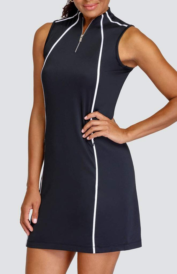 Tail Activewear Women's Mika Dress-Black and White