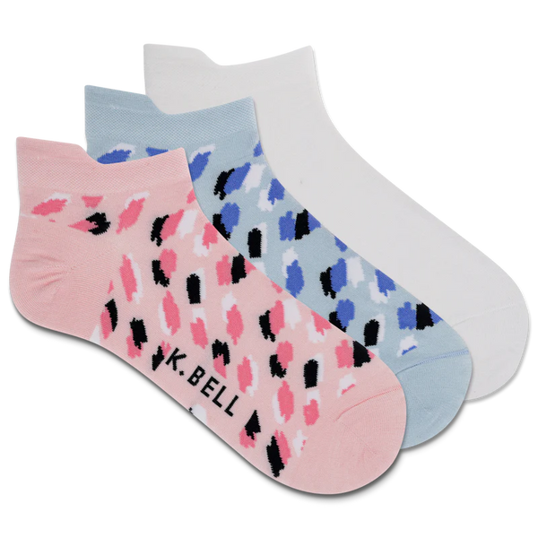 K. Bell Women's Animal Print Socks- 3 Pair Pack
