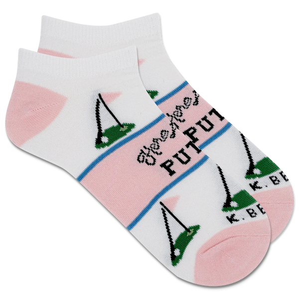 KBell Women's Here For The Putts Low Cut Sock