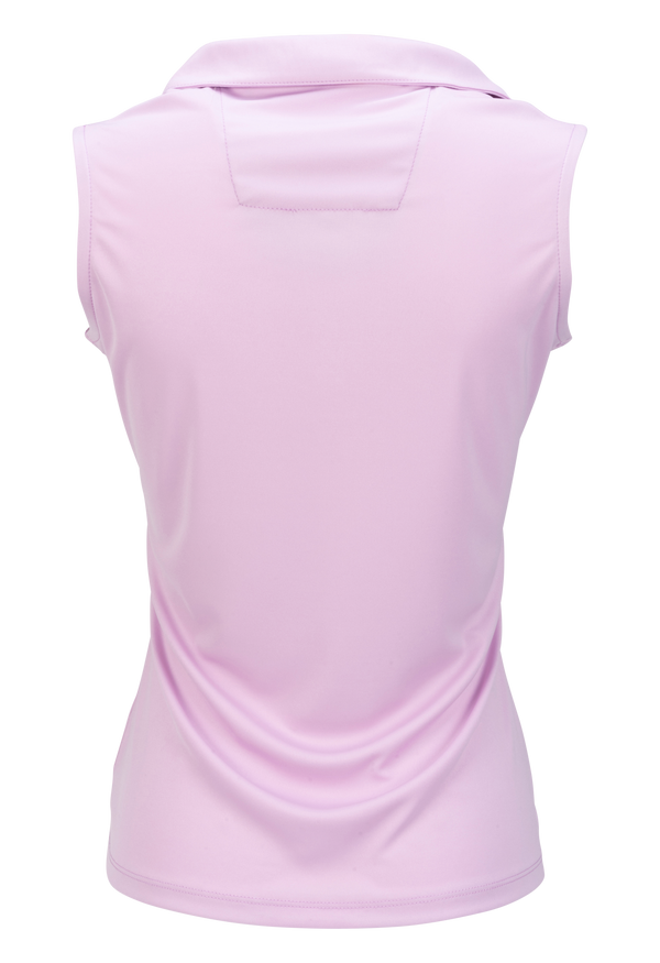 Nancy Lopez PLUS Legacy Solid Sleeveless Shirt-Lilac