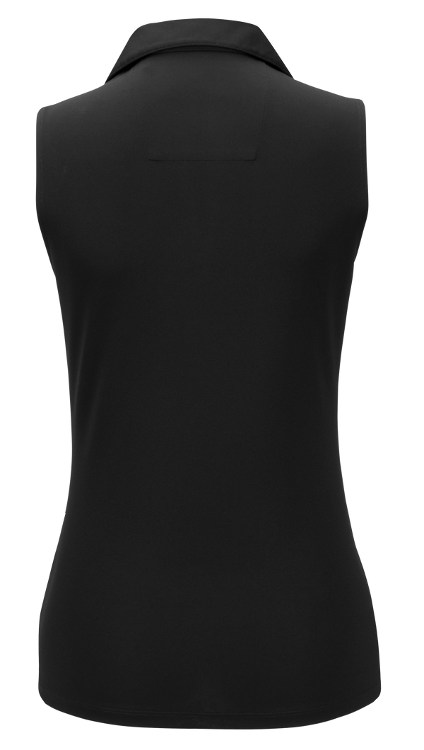 Nancy Lopez PLUS Legacy Solid Sleeveless Shirt-Black
