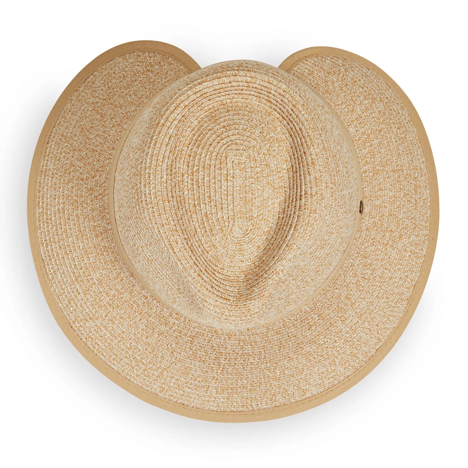 Wallaroo Gabi PETITE Ponytail Back Women's Sun Protection Hat-Ivory, Beige