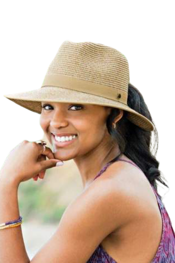 Wallaroo Gabi Ponytail Back Women's Sun Protection Hat-Ivory, Beige, Black, and Navy