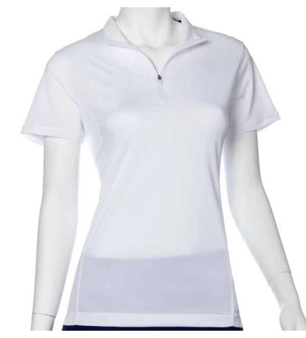EP Pro Basic Tour Tech Short Sleeved Solid Shirt-White, Black, , Light Blue, Hot Pink
