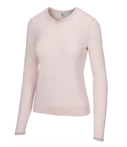 Greg Norman Lurex Tipped V-Neck Sweater-5 Colors