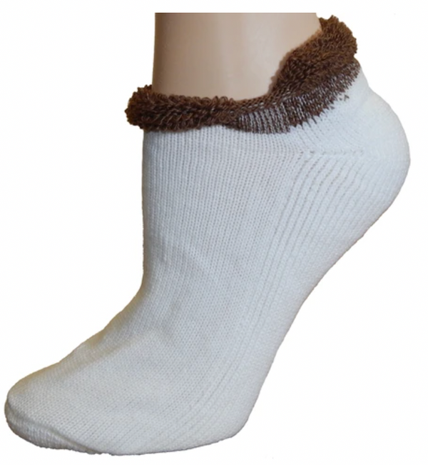 Ladies Roll Top Thick Socks-Assorted Colors
