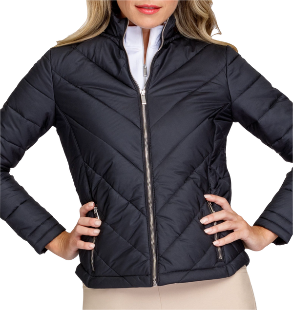 Tail Basic Lightly Quilted Analia Jacket - Black