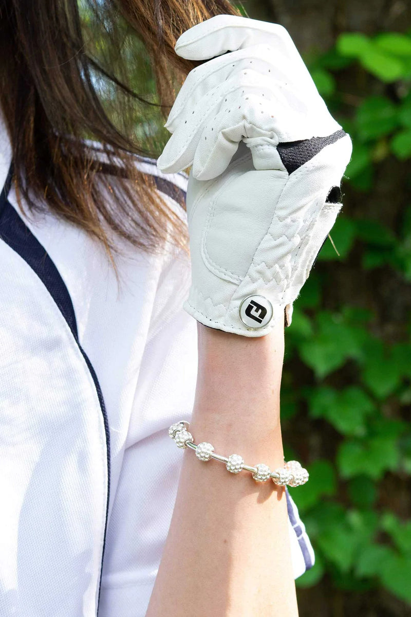 Chelsea Charles Golf Goddess Golf Ball Bracelet and Score Counter-Silver