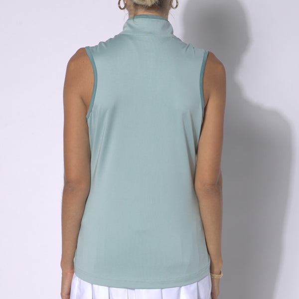 GG Blue Desi Sleeveless Shirt- Mist Matcha