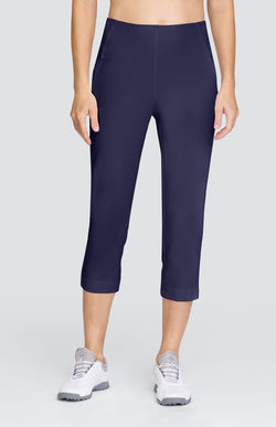 Tail Activewear Allure Lightweight Pull On Capri Pant-Black, White, and Navy